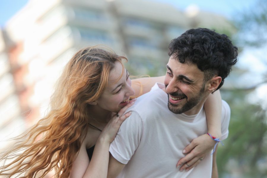 hopeful young couple
